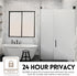 KESPEN Frosted Window Privacy Film Heat Control UV Sun Blocking Glass Stickers Static Cling Non Adhesive Door Coverings Decals for Bathroom Home O...