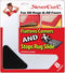 NeverCurl 8PK Rug Corner Grippers - Instantly Flattens Rug Corners Stop Rug Slipping, Stiff Layer Prevent Curling, Renewable Sticky Gel, Easy Lift...