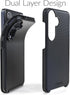 Crave Dual Guard for Samsung Galaxy S24 Case, Shockproof Protection Dual Layer Case for Samsung Galaxy S24 - Black...