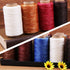 Qmnnma Waxed Thread 284Yards, Leather Sewing Waxed Thread Cord, 150D Waxed Book Binding Thread, Waxed Coated Thread for Beginners Leather Craft DI...