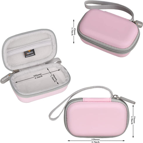 Aproca Pink Hard Travel Storage Case, for iWALK Apple Watch Charger 9000mAh Ultra-Compact Power Bank......