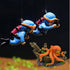 Adventure! Cute Little Diver Fish Tank Decorations, 3 Pack Floating Aquarium Decoration, Funny Fish Tank Decor, Retro Old Octopus Wreck Ornament A...