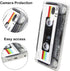 Compatible with LG Stylo 5 Case Slim Dual Cool Retro Cassette Music Shockproof Bumper Protective Soft Phone Cases Cover for LG Stylo 5 6.2 Inch...