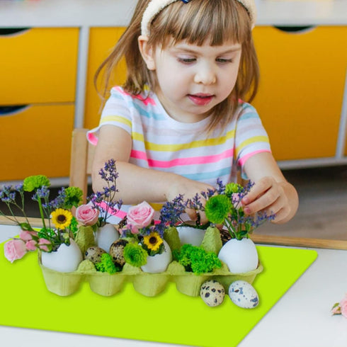 Extra Large Silicone Table Mat, Silicone Mat for Crafts Kids Dinner Placemat Desk Countertop Waterproof Protector Heat Insulation Kitchen Pastry R...