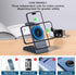Magnetic Wireless Charger for iPhone, iWatch Charger Compatible with S2-S9,3 in 1 Wireless Charging Station Compatible with iPhone15/14/13/12 and ...