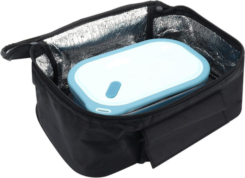 Portable Car Microwave, 12V 90W Car Food Warmer Electric Oven Fast Heating Picnic Box for Reheating & Food Cooking, Fast Heating Food Warmer for T...