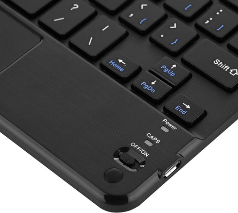 Cuifati Ultra-Slim Mini Wireless Touchpad Keyboard, All-in-One Wireless Keyboard with Built-in Multi-Touch Trackpad for Smart TV HTPC PC Tablet Go...