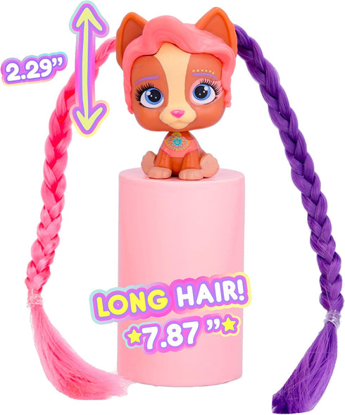 VIP Pets Mini Fans Glam Gems 2 Pack- includes VIP Pets and 6 Surprise Accessories| Kids Age 3+...