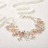 SWEETV Flower Girl Headband for Wedding, Baby's Breath Hair Piece, Rose Gold Headpiece for Birthday Party, Photography...