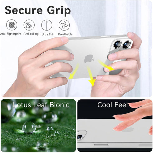 QLTYPRI Ultra Thin Case for iPhone 12 Case 6.1 inch with Full Coverage Camera Protection, Translucent Matte Slim Lightweight Soft Silicone TPU Bum...