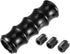 X AUTOHAUX 1 Set 12cm Gear Shift Knob Aluminum Alloy Bamboo Style Gear Shifter Car Interior Shift Knob Black...