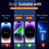 Ferilinso 3 Pack Screen Protector for iPhone 14 Plus iPhone 14 Pro Max with 2 Pack Tempered Glass Camera Lens Protector Phone Case FrienDly Access...