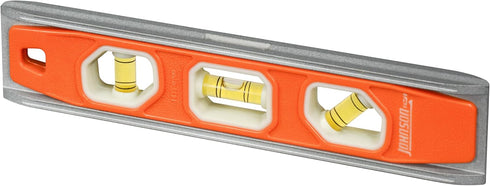 Johnson Level & Tool 1435-0900 Magnetic Glo-View Torpedo Level, 9", Orange, 1 Level...