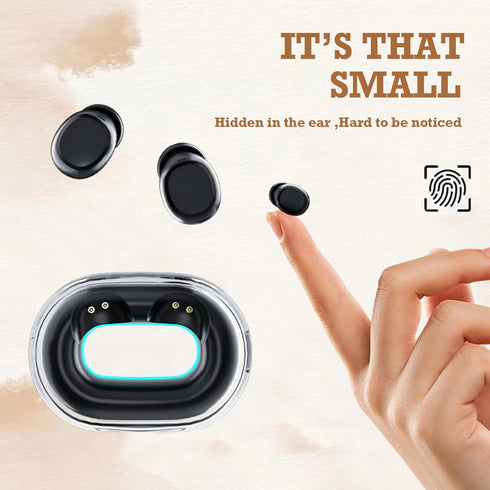 Skin Tone Mini Small Bluetooth Earbuds Invisible Wireless for Small Ear Canals Low Profile Smallest Sleep Micro Discreet Hidden Earbuds Small Ears...