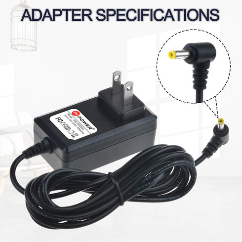 PKPOWER AC DC Adapter for Kodak Easyshare 4 MP 6 MP M380 M381 M340 M341 M420 M853 M863 M873; Power Supply for V530 V610 V70 V803 Z1015 M1093IS M89...