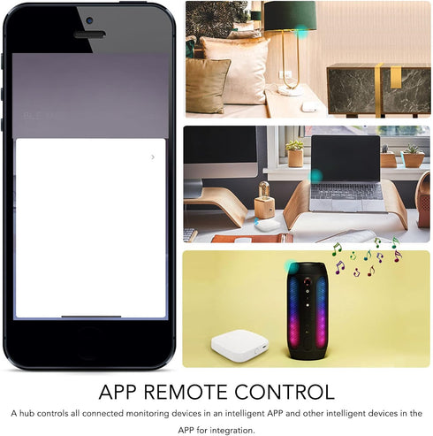 TOPINCN WiFi Gateway Keyless Entry Door Lock Remote Control Lock App Smart Door Lock WiFi Bridge WiFi Bluetooth Gateway Hub for ZigBee......