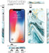 JIAXIUFEN Compatible with XR Case Gold Sparkle Glitter Marble Slim Shockproof Flexible Bumper TPU Soft Case Rubber Silicone Cover Phone Case for X...