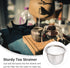 Luxshiny Teapot 8Pcs Teapot Tea Strainer Insert Stainless Steel Tea Filter Metal Mesh Infuser Loose Tea Leaves Strainer Replacement for Tea Pot Te...