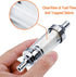 5/16 inch 9747 Inline Fuel Filter With Clear View Glass And Chrome (2)...