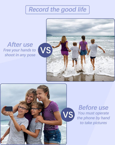 Wireless Remote for iPhone Camera for iPhone & Android, Bluetooth Remote Capture Perfect Moments Hands-Free with This Selfie Clicker for Photos & ...
