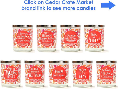 I Love That You're My Mom | Huckleberry, Lemon, Vanilla | Luxury Scented Soy Candles |10 Oz. Jar Candle | Made in USA | Decorative Aromatherapy | ...