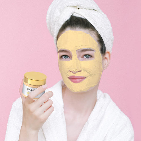 Face Masks Skincare, Turmeric Vitamin C Clay Mask, Green Tea Mask, Dead Sea Mud Mask, Face Mask Skin Care for Deep Cleansing, Women Skin Anti Agin...