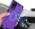 TJS Compatible for TCL 40 XL Case TCL 40 T T608DL Case, Lively Jitterbug Smart4 Case, with Tempered Glass Screen Protector Magnetic Support Hybrid...