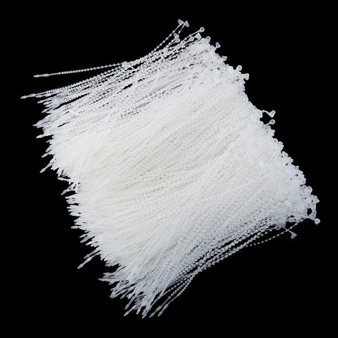 1000PCS Adjustable Security Beaded Loop Tie Plastic Hand Wear Tag Rope Plastic Paper Prices Tag Fasteners...