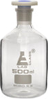 EISCO 500mL (16.9oz) Glass Reagent Bottle with Acid Proof Polypropylene Stopper, Borosilicate 3.3 Glass Labs...