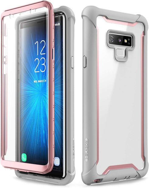 i-Blason Ares Designed for Galaxy Note 9 Case, Full-Body Rugged Clear Bumper Case with Built-in Screen Protector for Galaxy Note 9 2018 Release, P...