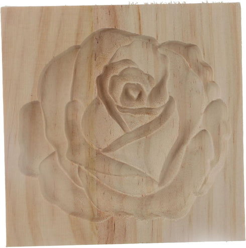 Carved Wooden Cookie Mould Kitchen Cookie Cutter Biscuit Making Bakeware Cake Rose Cookie Cutter for Kitchen DIY and Family Gatherings...