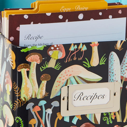C.R. Gibson Forage 4x6 Recipe Card and Box Set, 6.6" x 4.1" x 4.8"...
