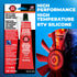 Pro-Seal RTV Silicone Sealant, 3 oz Tube, Red (80726)...