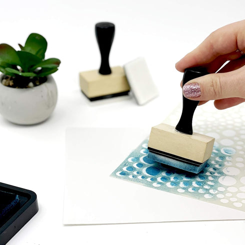 Pixiss Mini Ink Blending Tools - Square (Mini Ink Blending Tool with Added Replacement Foams)...