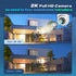 BJR 2K / 3MP Light Bulb Security Camera, 5G & 2.4G WiFi Security Camera Wireless Outdoor Indoor 360 Camera for Home with Color Night Vision Motion...