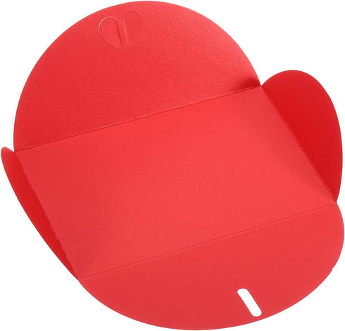 PATIKIL Gift Card Envelopes, 50 Pack Heart Shaped Clasp Photo Gift Card Holders Mini Envelope for Birthdays Weddings, Red...