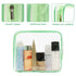 APREUTY Clear Makeup Bags, TSA Approved 6 Pcs Cosmetic Makeup Bags Set Clear PVC with Zipper Handle Portable Travel Luggage Pouch Airport Airline ...