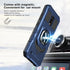 for BLU View 4 Phone Case with Tempered Glass Screen Protector,Military Grade Heavy Duty Shockproof Protective Cover,with Ring Kickstand Full-Body...