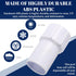 TonGass (2-Pack) 1-1/2" Pool Hose Cuff - Threaded Hose Cuff for Spiral Wound Swimming Pool Vacuum Hose - Connects the Vacuum Head to the Vacuum Sk...
