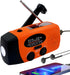5000mAh Weather Emergency Radio, Portable Solar AM/FM/NOAA Hand Crank Radio, Cell Phone Charger with SOS, 1W LED Flashlight, Headphone Jack, Power...