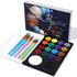 UCANBE Face Paint Kit + 10pcs Paint Brush Water Activated Body Paint SFX Makeup Palette for Cosplay Halloween Black White Face Painting Kits for A...