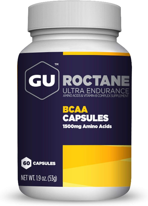 GU Energy Roctane Ultra Endurance Branch Chain Amino Acid and Vitamin B Exercise Recovery Capsules,Informed Choice, Energy for Before, During or A...