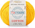 Cotton 60% Cotton 40% Acrylic Yarn, Soft, Fine/Sport (2) for Crochet and Knitting 1.76 Oz (50g) / 180 Yds (165m) (10317 - Yellow)......