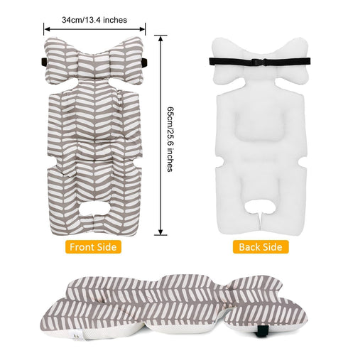Baby Stroller Seat Liner Toddler Seat Stroller Cushion Pad Soft and Breathable 3D Air Mesh Cooling Pram Pushchair Seat Liners Universal for Infant...