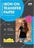 PPD Iron on Transfer Paper for Dark Fabric Compatible with Inkjet Printer, 8.5 x 11 Printable T Shirt Heat Transfer Papers Machine Washable (20 Pa...