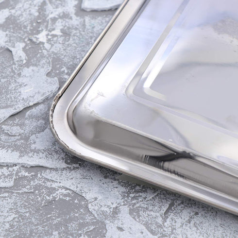 UKCOCO Wax Dissection Tray - Stainless Steel Dissecting Tray Biological Laboratory Equipment for Junior Senior School (18x25cm)...