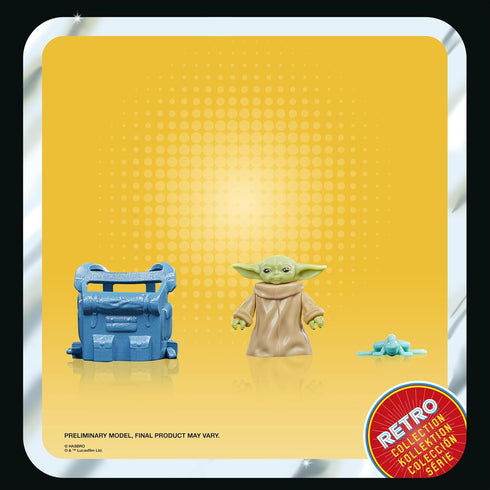 STAR WARS Retro Collection Grogu, The Book of Boba Fett 3.75 Inch Collectible Action Figures, Ages 4 and Up...