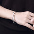 Handmade Bracelet for Women 925 Sterling Silver Open Bangle Bracelet with Gift Box Valentine's Day Gift...