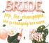 Bachelorette Party Decorations Kit | Bridal Shower Supplies | Bride to Be Sash, Ring Foil, Rose Balloons, Glitter Banner | Pop The Champagne She i...