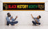 Nepnuser Black History Month Fence Banner Afro African American National Holiday Party Decorations Large Home Garden Yard Hanging Sign-1.6 * 8.2ft...